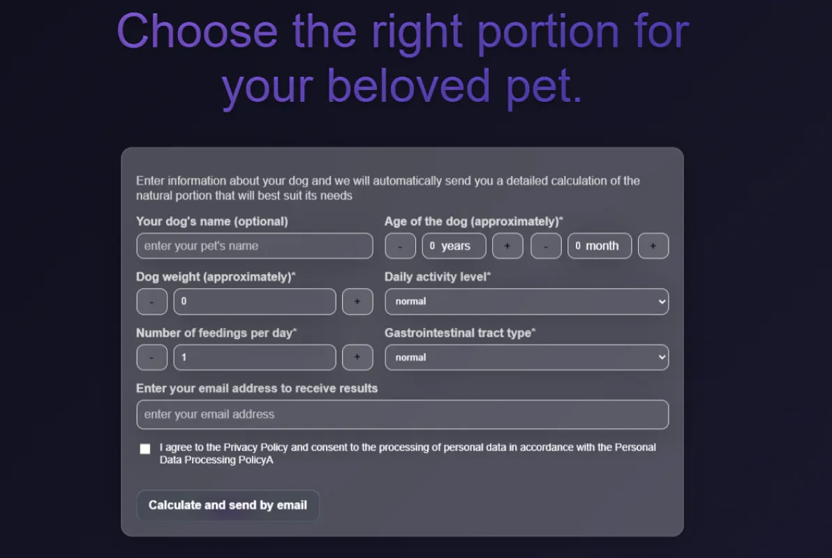 Dog Weight Control
